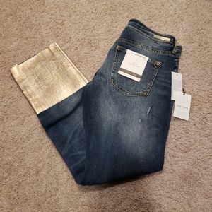 Anthropologie slim boyfriend jeans